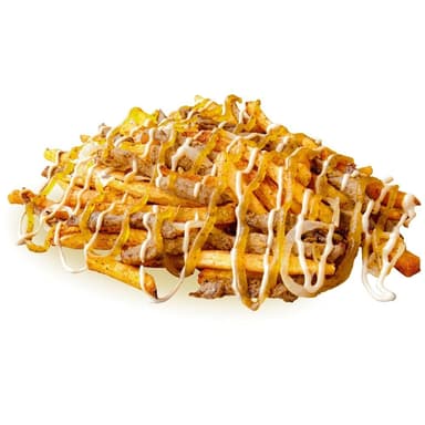 Картопля печена з м`ясом